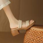 Elegant Handcrafted Leather Women's Shoes of Distinction(Edsl2910)