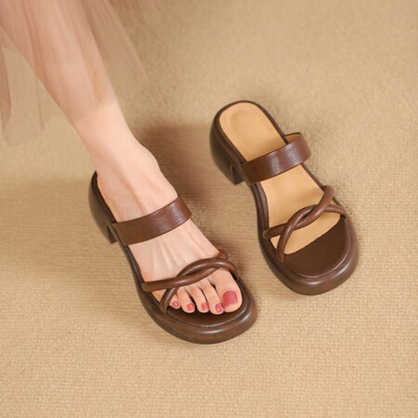 Handcrafted Leather Women's Shoes: Elegance Meets Luxury Quality(Edsl2917)