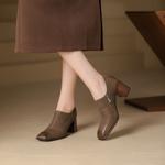 Luxury Handcrafted Leather Women's Shoes - Elegance Redefined(Edsl2929)