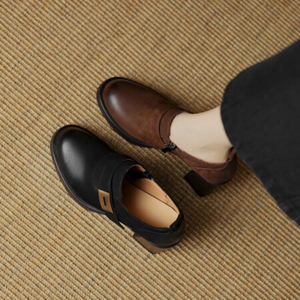 Handcrafted Genuine Leather Women’s Shoes - Exquisite Craftsmanship for Elegant Luxury(Edsl2939)