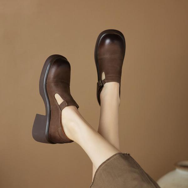 Luxury Genuine Leather Handmade Women's Shoes - Elegance Redefined(Edsl2956)