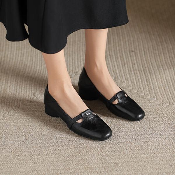 Elegantly Crafted Genuine Leather Handcrafted Women's Shoes(Edsl2991)