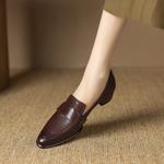 Exquisite Handcrafted Leather Women's Shoes: Luxurious Elegance Meets Artistry(Edsl2957)