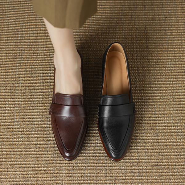 Exquisite Handcrafted Leather Women's Shoes: Luxurious Elegance Meets Artistry(Edsl2957)