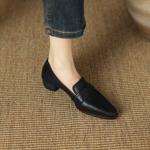 Exquisite Handcrafted Leather Women's Shoes: Luxurious Elegance Meets Artistry(Edsl2957)