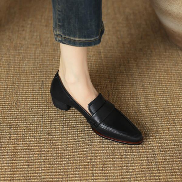 Exquisite Handcrafted Leather Women's Shoes: Luxurious Elegance Meets Artistry(Edsl2957)