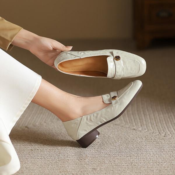 Handcrafted Luxury Leather Women's Shoes - Elegance Redefined(Edsl2990)