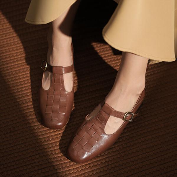 Handcrafted Luxury Leather Women's Shoes: Exquisite Craftsmanship and Timeless Elegance(Edsl2992)