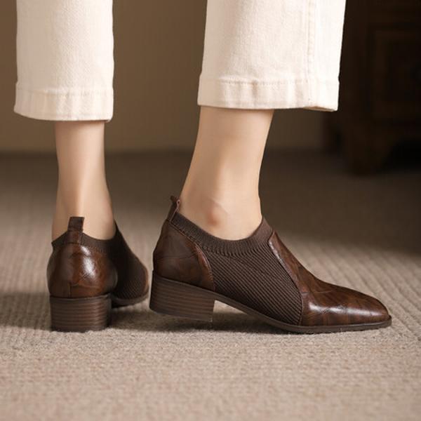 Handcrafted Genuine Leather Women's Shoes - Luxe Elegance and Quality(Edsl280-6)