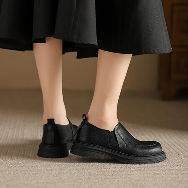 Handcrafted Luxury Leather Women's Shoes: Elegance in Every Stitch(Edsl3033)