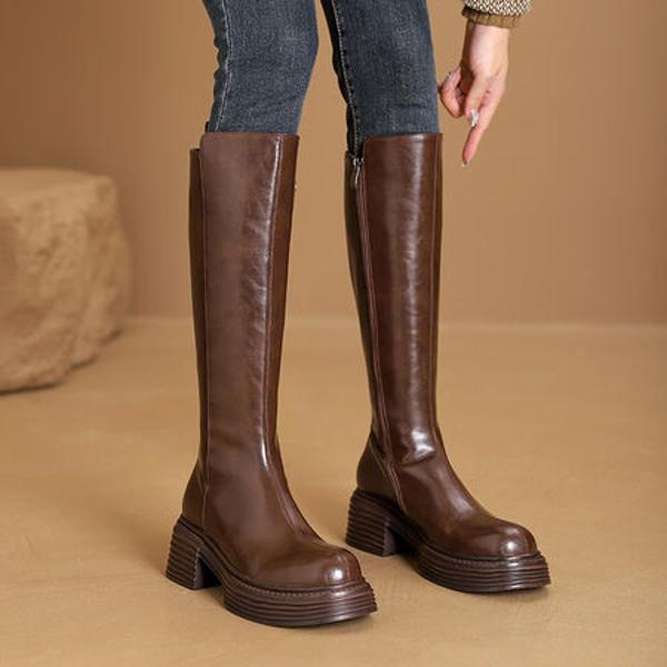 Handcrafted Genuine Leather Women's Shoes: Elegance in Every Stitch(Edsl3069)