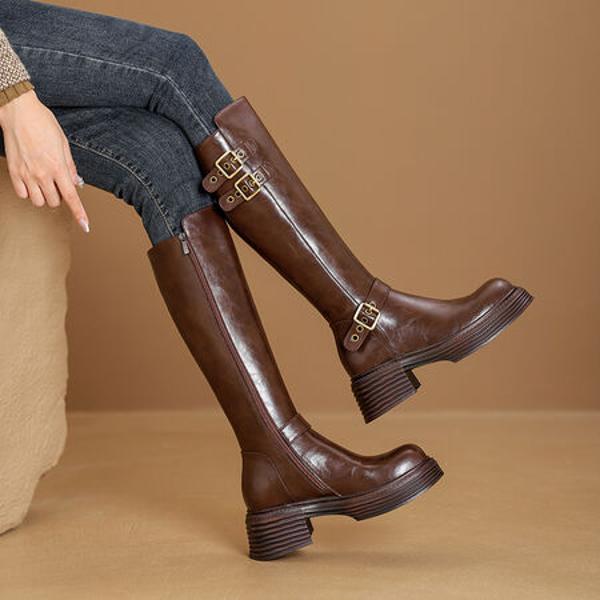 Exquisite Handcrafted Leather Women's Shoes for Timeless Elegance(Edsl3067)