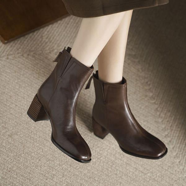 Exquisite Handmade Leather Women's Shoes for Sophistication(Edsl3078)