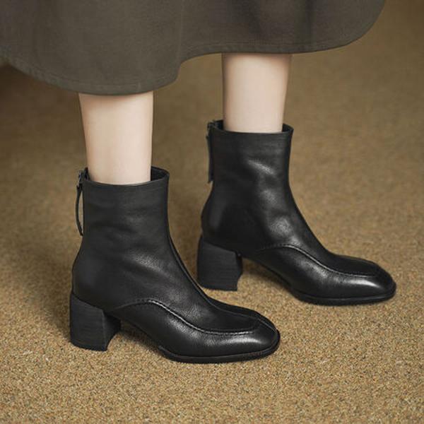 Exquisite Handmade Leather Women's Shoes: Elegance in Craftsmanship(Edsl3076)