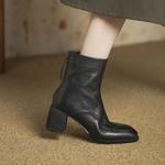 Exquisite Handmade Leather Women's Shoes: Elegance in Craftsmanship(Edsl3076)
