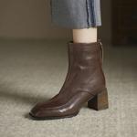 Exquisite Handmade Leather Women's Shoes: Elegance in Craftsmanship(Edsl3076)