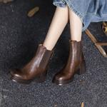 Elegant Handcrafted Leather Women's Shoes - Luxurious Quality Artistry(Edsl3091)