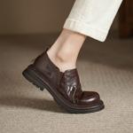 Exquisite Handcrafted Genuine Leather Women's Shoes - An Elegance of Luxury and Quality(Edsl1月-07)