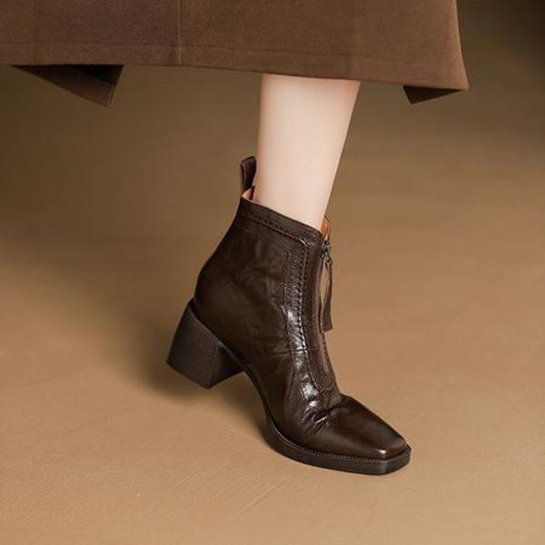 Handcrafted Luxury Leather Women's Shoes: Elegance in Every Step(Edsl2997)