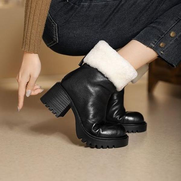 Handcrafted Luxury Leather Women's Shoes - Timeless Elegance(Edsl1月-87)