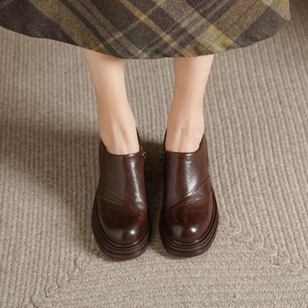 Handcrafted Genuine Leather Women's Shoes: Luxurious Elegance & Quality(Edsl3101)