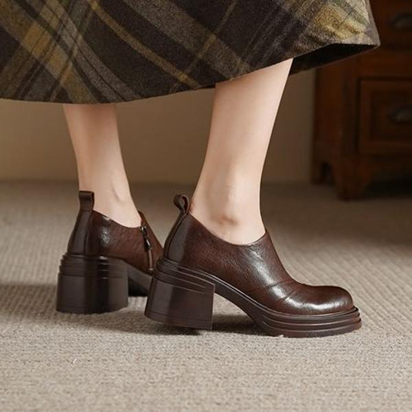 Handcrafted Genuine Leather Women's Shoes: Luxurious Elegance & Quality(Edsl3101)