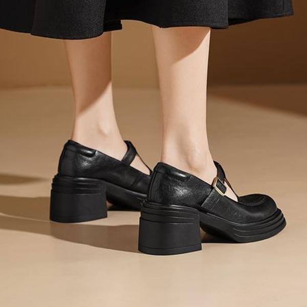 Handcrafted Luxury Genuine Leather Women's Shoes Elegance(Edsl3106)