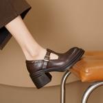 Handcrafted Luxury Genuine Leather Women's Shoes Elegance(Edsl3106)