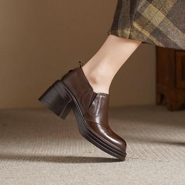 Handcrafted Leather Women's Shoes: Elegant Luxury, Exquisite Craftsmanship(Edsl3113)