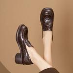 Exquisite Handmade Leather Women's Shoes: Luxury Craftsmanship & Timeless Elegance(Edsl3100)