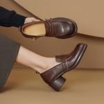 Exquisite Handmade Leather Women's Shoes: A Luxurious Blend of Craftsmanship and Elegance(Edsl3098)