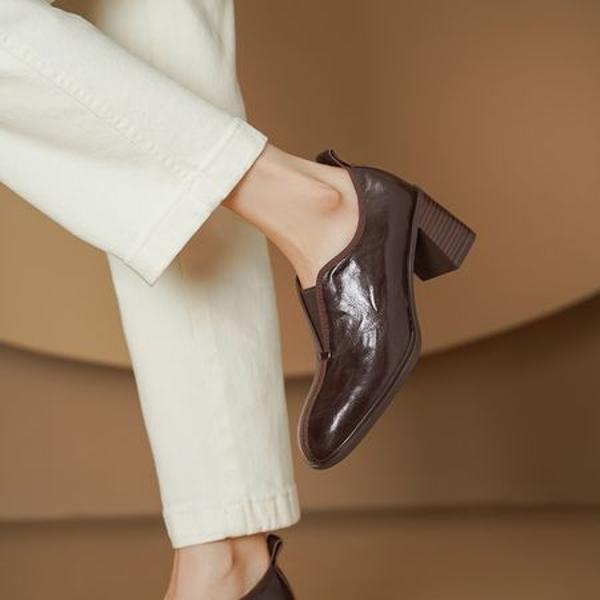 Exquisite Handcrafted Leather Women's Shoes: Elegance Meets Luxury Craftsmanship(Edsl3097)