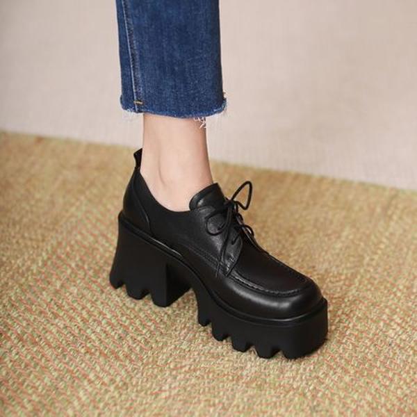 Handcrafted Leather Women's Shoes: Elegance Meets Luxury Quality(EdslG35-1)