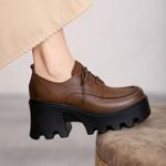 Handcrafted Leather Women's Shoes: Elegance Meets Luxury Quality(EdslG35-1)