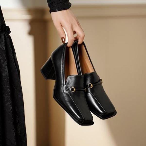 Elegant Handcrafted Genuine Leather Women's Shoes - Luxury Quality Craftsmanship(Edsl3143)