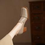 Handcrafted Luxury Leather Women's Shoes: Elegance in Every Stitch(Edsl3142)