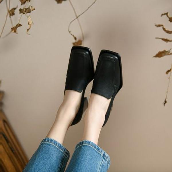 Handcrafted Genuine Leather Women's Shoes: Luxurious Elegance in Every Stitch(Edsl1月-62)