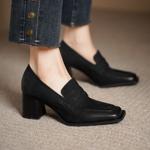 Handcrafted Luxury Leather Women’s Shoes: Elegant Artistry(Edsl3141)