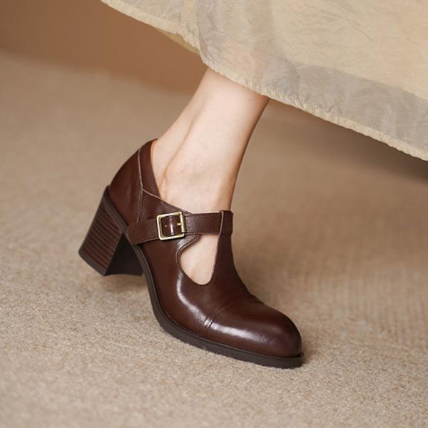 Handcrafted Leather Women's Shoes: Elegance, Luxury, and Superior Craftsmanship(Edsl3119)