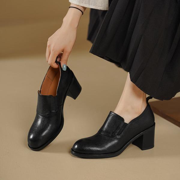 Handcrafted Luxury Leather Women’s Shoes for Elegance(Edsl3118)