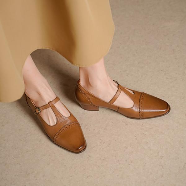 Handcrafted Luxury Leather Women's Shoes, Exquisite Elegance(Edsl3133)
