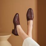 Handcrafted Leather Women's Shoes: Luxurious Elegance with Exquisite Craftsmanship(Edsl3132)