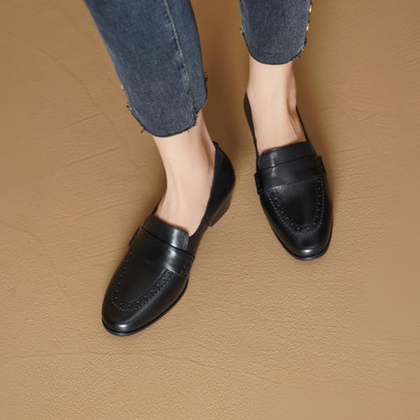 Handcrafted Leather Women's Shoes: Luxurious Elegance with Exquisite Craftsmanship(Edsl3132)
