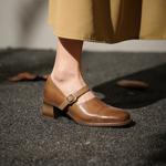 Elegant Handcrafted Leather Women's Shoes: Luxury Craftsmanship Meets Quality Design(Edsl3156)