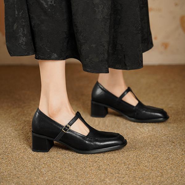 Luxury Handmade Genuine Leather Women's Shoes - Elegance Redefined(Edsl3155)