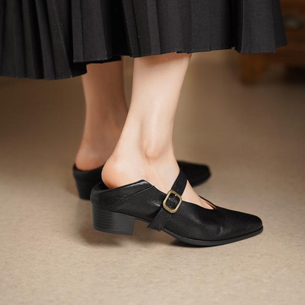 Exquisite Handcrafted Genuine Leather Women's Shoes - Luxury Elegance(Edsl3148)