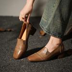 Exquisite Handmade Leather Shoes: Luxury Craftsmanship for Elegance(Edsl3146)