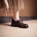 Handcrafted Luxury Leather Women's Shoes: Elegance in Every Stitch(Edsl3173)