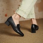 Luxury Handcrafted Genuine Leather Women's Shoes for Elegant Style(Edsl3149)