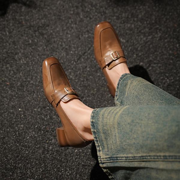 Luxury Handcrafted Genuine Leather Women's Shoes for Elegant Style(Edsl3149)